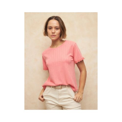 T-SHIRT ALLIE MARINEI - ROSADO