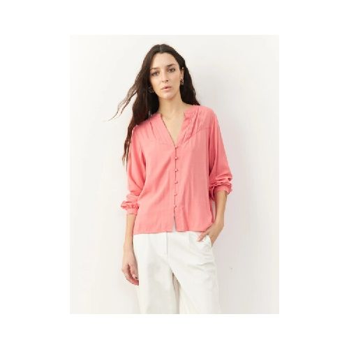 CAMISA D.CASSIN PERLINA - CORAL