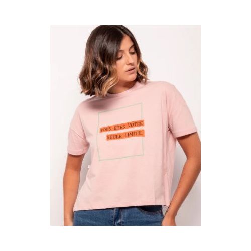 T-SHIRT ALLIE LAMBA - ROSADO