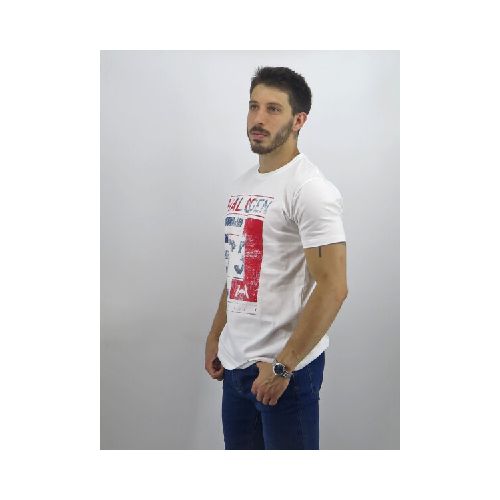 T-SHIRT HALOGEN S20 75 - BLANCO