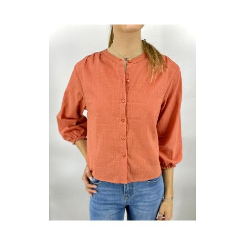 CAMISA WANNA CARLOTA - TERRACOTA