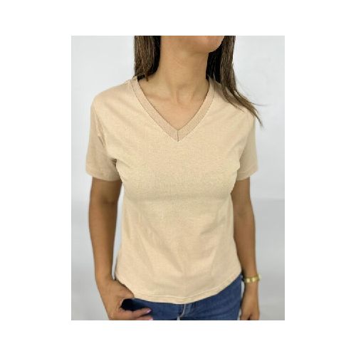 T-SHIRT SLOWLY HU08L - BEIGE