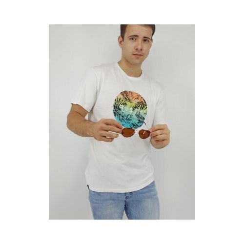 T-SHIRT RUSTY FILIPE - BLANCO