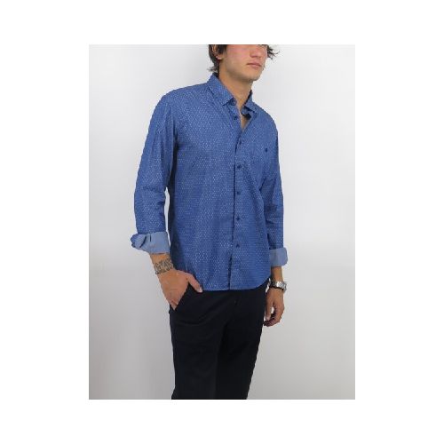 CAMISA HALOGEN SPRINFIELD A M.LARGA - JEA OSC BA