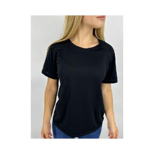 T-SHIRT SLOWLY C225 - NEGRO