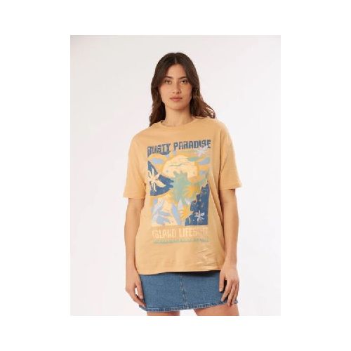 T-SHIRT RUSTY LUAR - DURAZNO