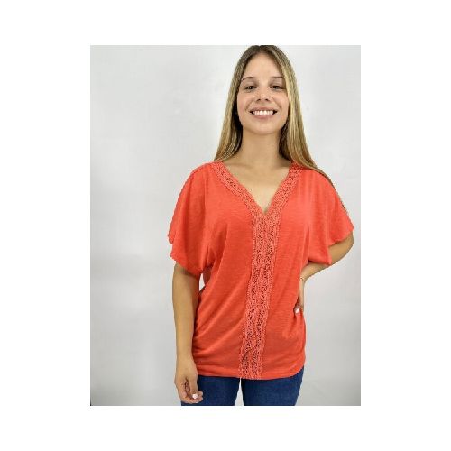 T-SHIRT SLOWLY 2412 - NARANJA