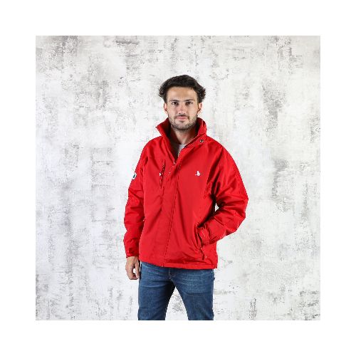 Campera Taslon Hombre Roja