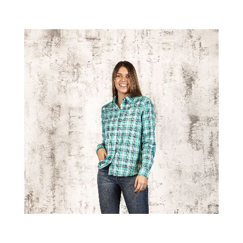 Camisa Clasica Cuadros Verde