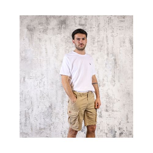 Bermuda Cargo Hombre Beige