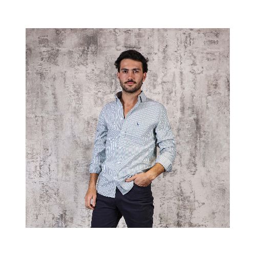 Camisa Rayas hombre Verde