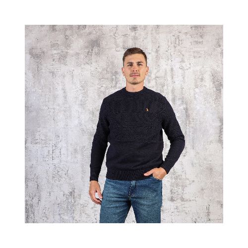 Sweater tejido fantasia Negro