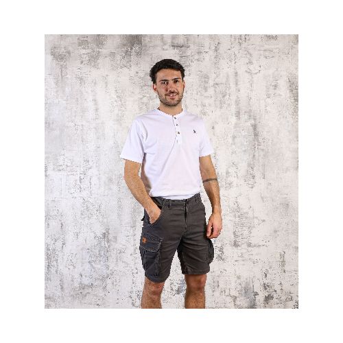 Bermuda Cargo Hombre Gris