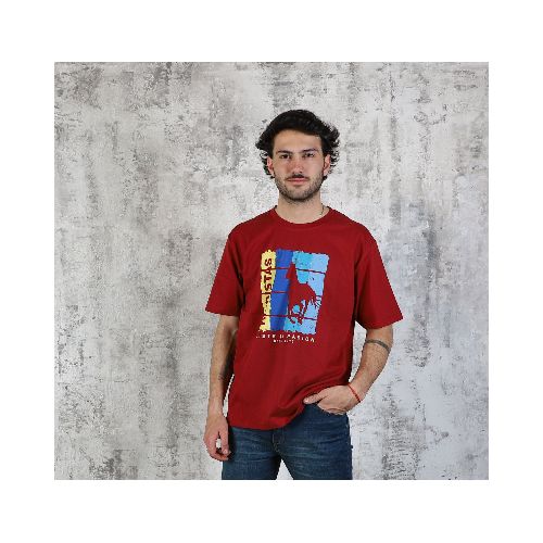 T-shirt Estampada 03 Bordo