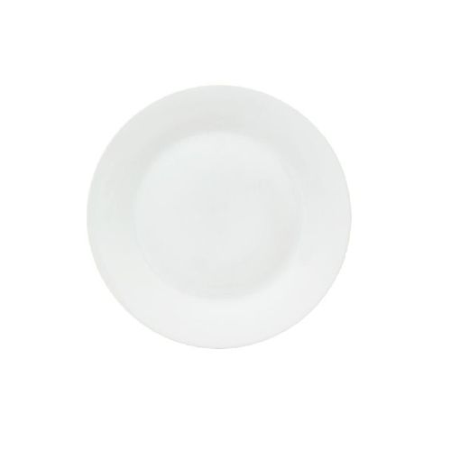 PLATO DE MESA BLANCO PORCELANA SELECTA - D 24 CM — Electrocentro Rivera