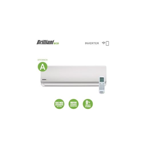 AIRE ACONDICIONADO BRILLIANT INVERTER 18000 BTU EF. A — Electrocentro Rivera