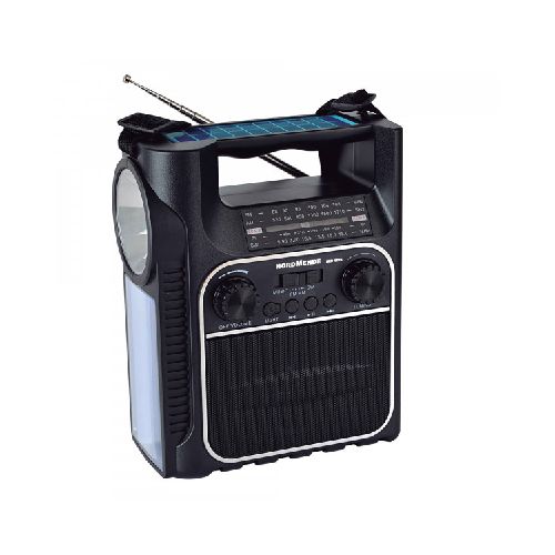 Radio linterna nordmende nrd-rs10l am fm usb bt 220v luz emergencia solar