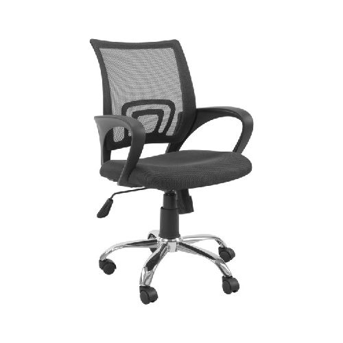 Silla escritorio mesh negr sst-4005 con ruedas