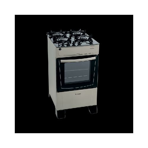 Cocina james supergas mesada de vidrio c-690v titanium 4 hornallas