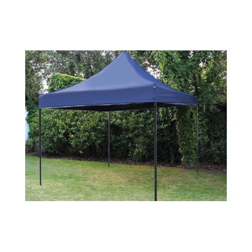 Gazebo estructura metal 3 x 3 autoarmable azul,rojo,blanco