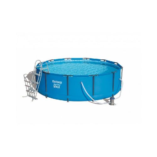 Piscina estructural stell max pro redonda 9150 lts bestway