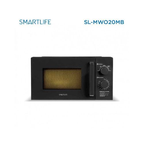 Microondas 20 lts. rotativo Smartlife negro sl-mwo20mb