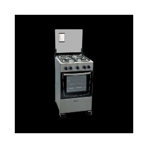 Cocina a gas 4 horn thompson cth1000 color titanium ● mesa en acero inoxidable termocupla de seguridad en el horno