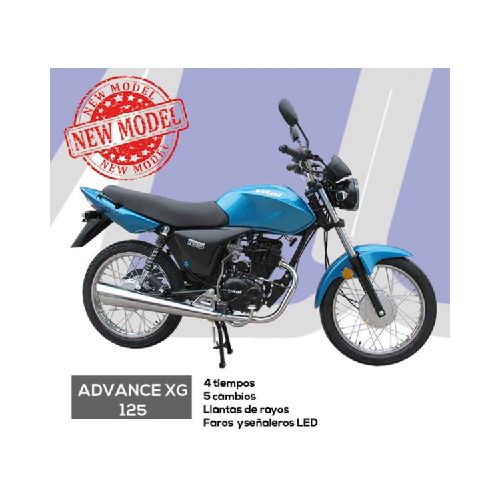 Moto vital advance xg 125 fre. disco azul