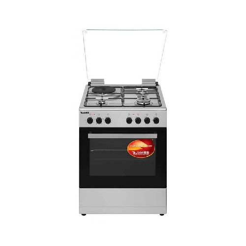 Cocina combinada 3+1 james frente inox c-221 a tks inox ● grill eléctrico ● 3 horn. gas ● 1 disco ● encendido ● timer