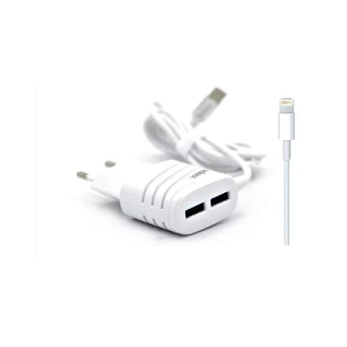 Cargador iPhone 2.1 Inkax CD-63 / 2 USB