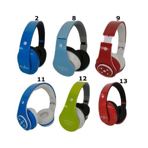 Auriculares Manos Libres Bluetooth Con Radio FM / AUX 3.5MM / MicroSD / SIN CABLE DE CARGA - PowerTech Durazno