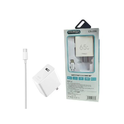 Cargador Treqa CS-228 Con Cable C/phone