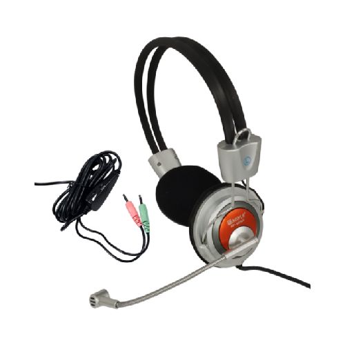 Auriculares Cableados Vincha Con Micrófono Y Control De Volumen