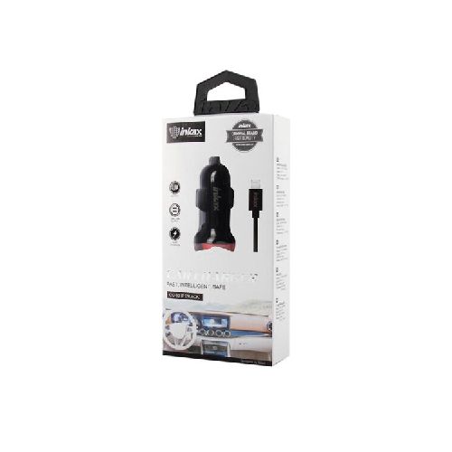 Cargador Inkax Auto CC-39-IP Black