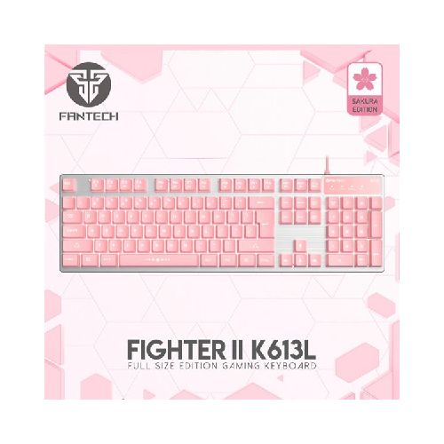 Teclado Gamer Fantech K613L Figther II (Sakura Edition)