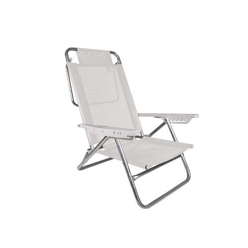 Silla plegable baja summer 6 pos. Aluminio — Barraca Dayman