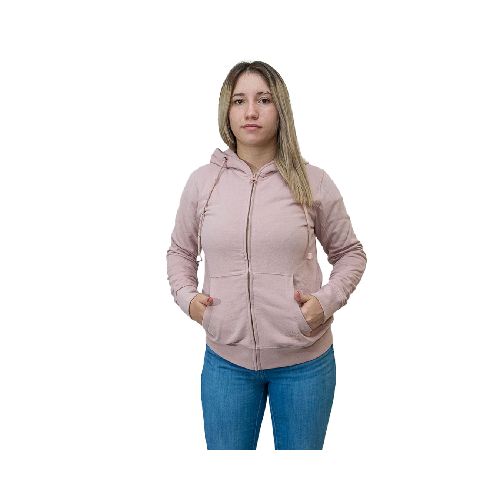 CAMPERA CANGURO DAMA DEPORTIVO LEGACY – Rosa– BDL-17