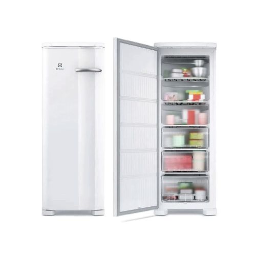 Freezer Vertical Electrolux Fe22-wht 215 L - FREEZER ELECTROLUX VERTICAL 215LTS FE22 — Dimm