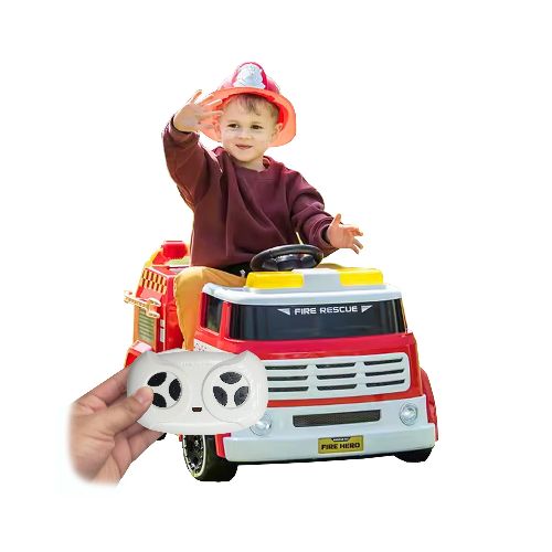 Camión De Bomberos A Batería Niños 911 Con Control Remoto - CAMION ELECTRICO BOMBERO LL911 PRO  Like Inc