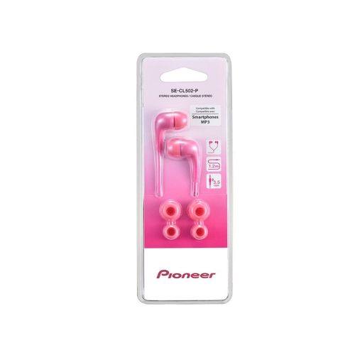 Auriculares Inalámbricos Pionner Cl502 - AURICULAR PIONEER SECL 502P ROSA OLT — Dimm