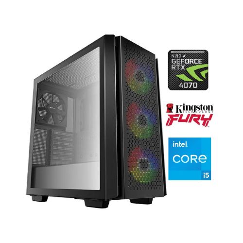 Equipo Gamer Core I5 14400f, 16gb, 1tb Nvme, Rtx 4070 12gb - PC GAMER I5/16GB/1TB/RTX 4070  Like Inc