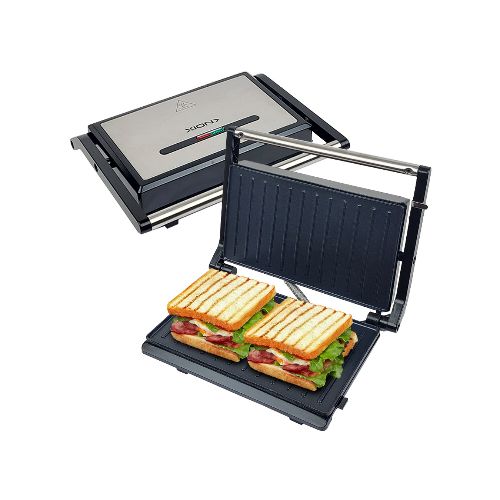 Sandwichera Con Grill Xion Xi-gr2 - SANDWICHERA GRILL XION 750W XI-GR2 — Dimm