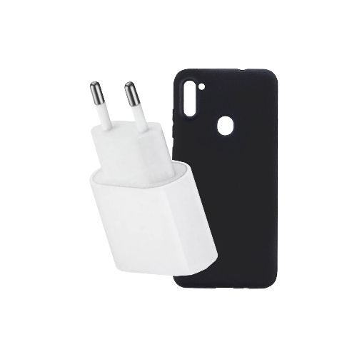 Combo Estuche + Cargador Original Para Celular - COMBO ESTUCHE/CARGADOR ORIGINAL APPLE  Like Inc