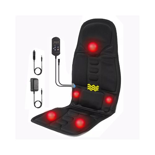 Asiento Masajeador Espalda Colchoneta Con Control Jb-100b - MASAJEADOR ASIENTO SILLON JB-100B HL889  Massage