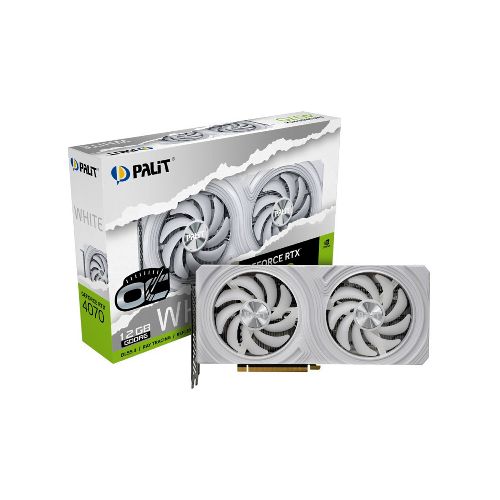 Tarjeta Video Palit Rtx 4070 Dual 12gb Blanca - TARJETA VIDEO PALIT RTX 4070 DUAL 12GB B — Dimm