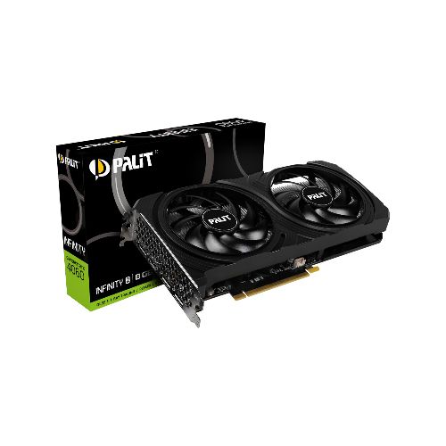 Tarjeta De Video Palit Rtx 4060 Infinity 2 8gb - TARJETA DE VIDEO PALIT RTX 4060 8GB — Dimm