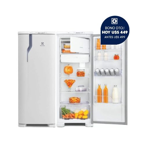 Heladera Electrolux Re32 Refrigerador Frío Húmedo 240 L - HELADERA ELECTROLUX RE32 240L BLANCA AP — Dimm