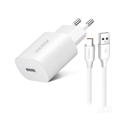 Cargador Foneng Eu43 + Cable Usb Tipo C 2.1a - CARGADOR FONENG EU43 USB C 2.1A — Dimm