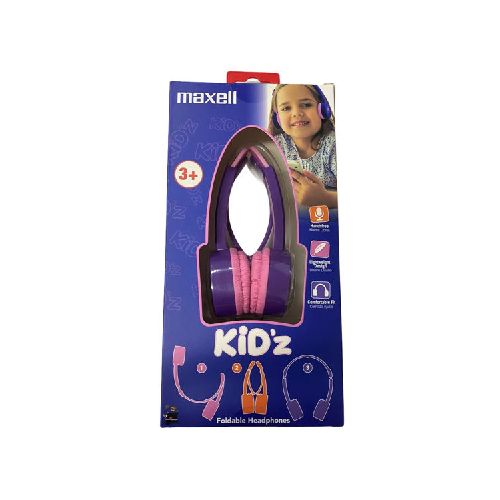 AURICULAR VINCHA KZ-13 MAXELL KIDZ SMALL SIZE PLEGABLE