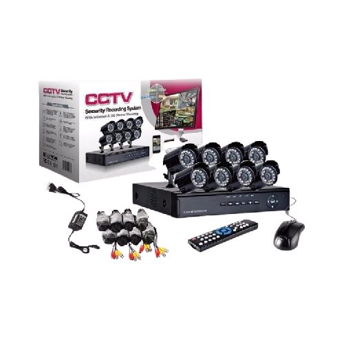 KIT DVR CON 8CAMARAS H2648